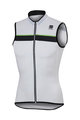 SPORTFUL Tricoul de ciclism fără mâneci - PISTA - alb/negru