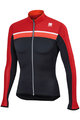 SPORTFUL Tricou de ciclism cu mânecă lungă de vară - PISTA SUMMER - roșu/gri