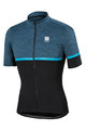 SPORTFUL Tricou de ciclism cu mânecă scurtă - GIARA - negru/albastru/gri