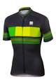 SPORTFUL Tricou de ciclism cu mânecă scurtă - STRIPE - negru/galben