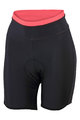 SPORTFUL Pantaloni scurți de ciclism fără bretele - STELLA LADY - negru/roz