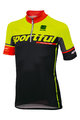 SPORTFUL Tricou de ciclism cu mânecă scurtă - SC TEAM KIDS - galben/negru