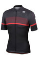 SPORTFUL Tricou de ciclism cu mânecă scurtă - FREQUENCE - negru/roșu/gri