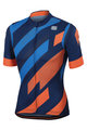 SPORTFUL Tricou de ciclism cu mânecă scurtă - VOLT - portocaliu/albastru