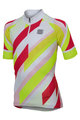 SPORTFUL Tricou de ciclism cu mânecă scurtă - VOLT KIDS - roșu/alb/galben