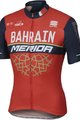 SPORTFUL Tricou de ciclism cu mânecă scurtă - BAHRAIN MERIDA 2017 - roșu/negru