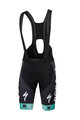 SPORTFUL Pantaloni scurți de ciclism cu bretele - BORA HANSGROHE 2018 - negru