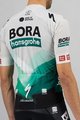 SPORTFUL Tricou de ciclism cu mânecă scurtă - BORA HANSGROHE 2021 - gri/verde