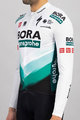 SPORTFUL Tricou de cilism pentru iarnă cu mânecă lungă - BORA 2021 WINTER - gri/verde