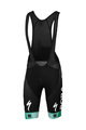 SPORTFUL Pantaloni scurți de ciclism cu bretele - BORA HANSGROHE 2019 - verde/negru