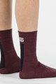 SPORTFUL Șosete clasice de ciclism - WOOL WOMAN 16 - bordo