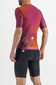 SPORTFUL Tricou de ciclism cu mânecă scurtă - ROCKET - portocaliu/bordo