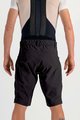 SPORTFUL Pantaloni scurți de ciclism fără bretele - GIARA - negru