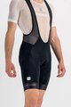 SPORTFUL Pantaloni scurți de ciclism cu bretele - NEO - negru