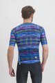 SPORTFUL Tricou de ciclism cu mânecă scurtă - GLITCH BOMBER - multicolor/albastru