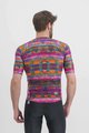 SPORTFUL Tricou de ciclism cu mânecă scurtă - GLITCH BOMBER - multicolor/roz