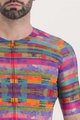 SPORTFUL Tricou de ciclism cu mânecă scurtă - GLITCH BOMBER - multicolor/roz