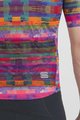 SPORTFUL Tricou de ciclism cu mânecă scurtă - GLITCH BOMBER - multicolor/roz