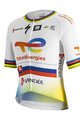 SPORTFUL Tricou de ciclism cu mânecă scurtă - TOTAL ENERGIES 2022 - alb/galben/albastru/portocaliu