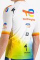 SPORTFUL Tricou de ciclism cu mânecă scurtă - TOTAL ENERGIES 2022 - alb/albastru/portocaliu/galben