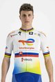 SPORTFUL Tricou de ciclism cu mânecă scurtă - TOTAL ENERGIES 2022 - galben/portocaliu/alb/albastru