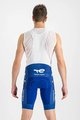 SPORTFUL Pantaloni scurți de ciclism cu bretele - TOTAL ENERGIES 2022 - alb/albastru
