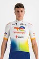 SPORTFUL Vestă de ciclism - TOTAL ENERGIES 2022 - portocaliu/albastru/galben/alb