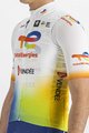 SPORTFUL Vestă de ciclism - TOTAL ENERGIES 2022 - portocaliu/albastru/galben/alb