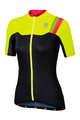 SPORTFUL Tricou de ciclism cu mânecă scurtă - BODYFIT PRO LADY - negru/galben