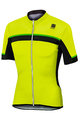 SPORTFUL Tricou de ciclism cu mânecă scurtă - PISTA - galben/negru