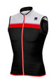SPORTFUL Tricoul de ciclism fără mâneci - PISTA - negru/alb/roșu