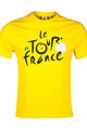 TDF Tricou de ciclism cu mânecă scurtă - - yellow - galben