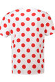 TDF Tricou de ciclism cu mânecă scurtă - TDF LEADER POIS '21 - alb/roșu