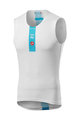 CASTELLI Tricou de ciclism fără mâneci - TEAM SKY 2019 - alb