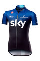 CASTELLI Tricou de ciclism cu mânecă scurtă - TEAM SKY KID 2019  - negru/alb/albastru
