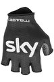 CASTELLI Mănuși de ciclism fără degete - TEAM SKY 2019 - albastru/negru