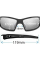 TIFOSI Ochelari de ciclism - CAMROCK POLARIZED - negru