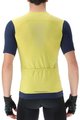 UYN Tricou de ciclism cu mânecă scurtă - BIKING GARDA - galben/albastru