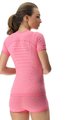 UYN Tricou de ciclism cu mânecă scurtă - MOTYON LADY - roz