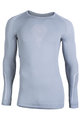 UYN Tricou de ciclism cu mânecă lungă - VISYON - gri/alb