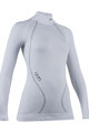 UYN Tricou de ciclism cu mânecă lungă - AMBITYON LADY - alb