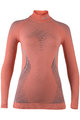 UYN Tricou de ciclism cu mânecă lungă - EVOLUTYON LADY - roz/gri