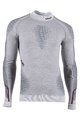 UYN Tricou de ciclism cu mânecă lungă - AMBITYON - alb/gri