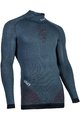 UYN Tricou de ciclism cu mânecă lungă - FUSYON MERINO - negru