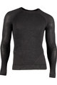 UYN Tricou de ciclism cu mânecă lungă - FUSYON CASHMERE - negru