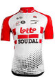 Tricou de ciclism cu mânecă scurtă - LOTTO SOUDAL 2019 - roșu/alb