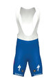 Pantaloni scurți de ciclism cu bretele - QUICKSTEP 2020 ESL - albastru