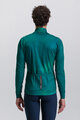 SANTINI Tricou de cilism pentru iarnă cu mânecă lungă - PURE DYE - verde