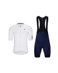 HOLOKOLO Tricoul și pantaloni scurți de ciclism - VICTORIOUS ELITE - albastru/negru/alb