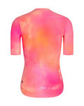 RIVANELLE Tricoul și pantaloni scurți de ciclism - COSMA - alb/portocaliu/roz